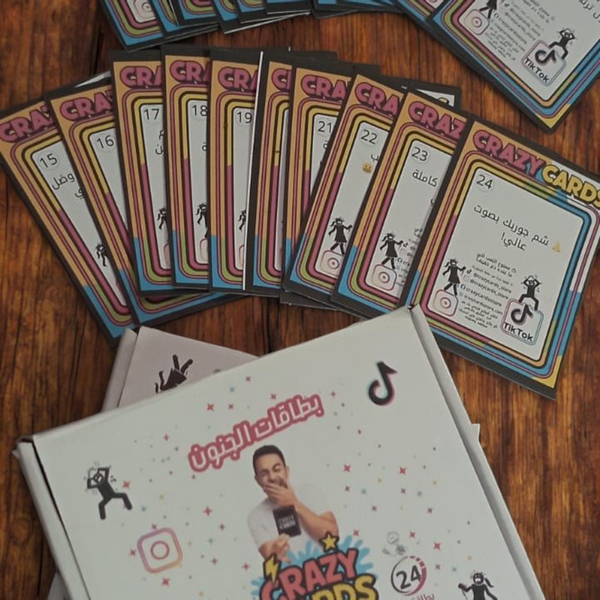 باكج التحديات - بطاقات الجنون – Crazy Cards